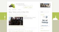 Desktop Screenshot of mein-ober-olm.de