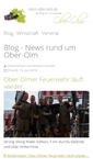 Mobile Screenshot of mein-ober-olm.de