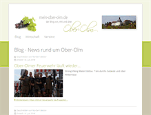 Tablet Screenshot of mein-ober-olm.de